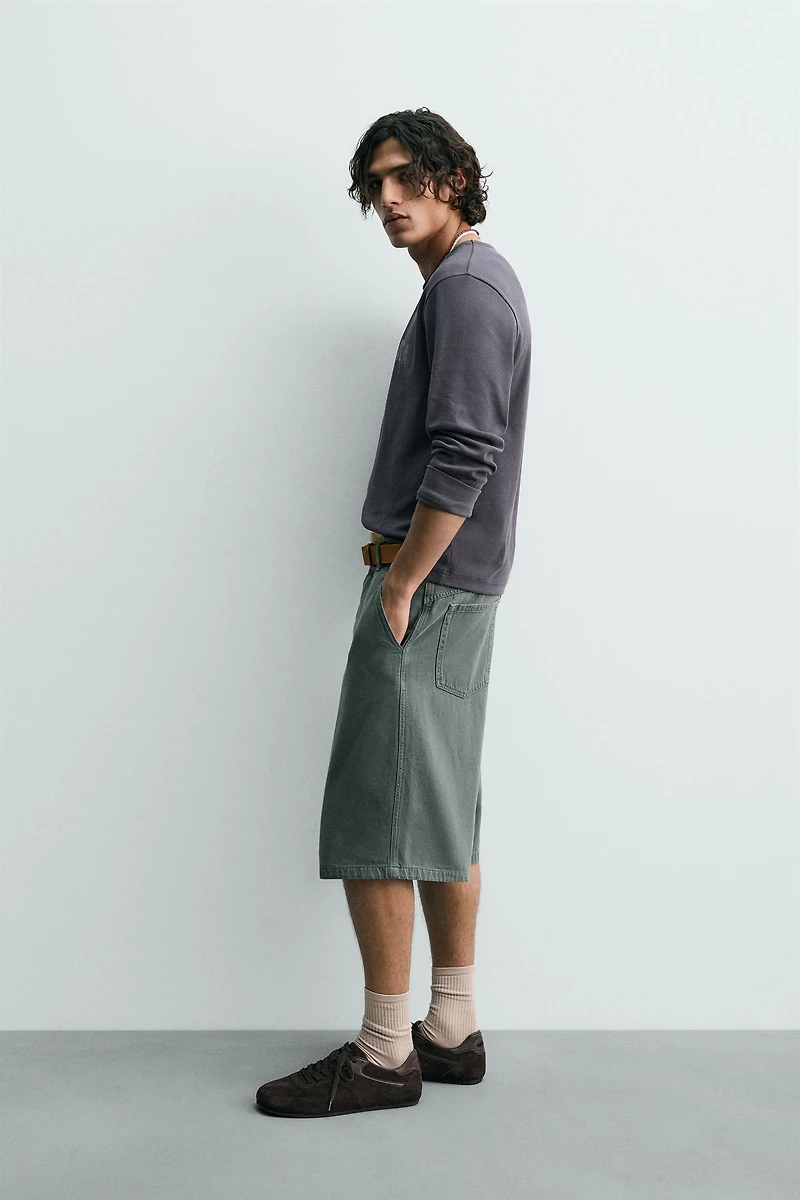 RELAXED FIT JORTS