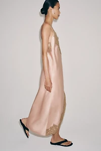 ZW COLLECTION SATIN LACE DRESS