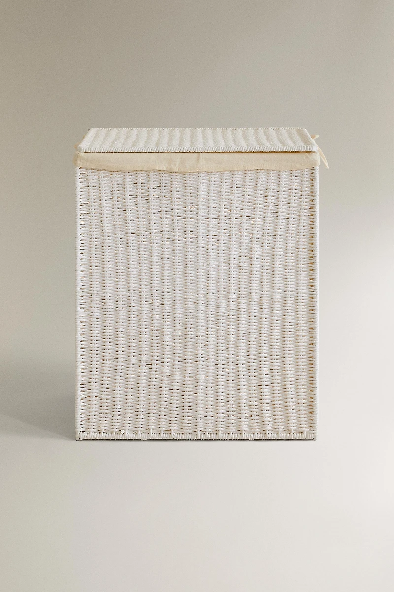 DOUBLE COMPARTMENT LAUNDRY BASKET