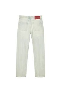 HERRINGBONE STRAIGHT FIT JEANS