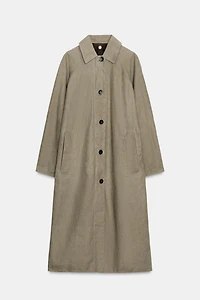 ZW COLLECTION LIMITED EDITION WAXED TRENCH COAT