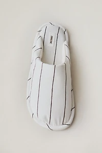 STRIPED MULE SLIPPERS