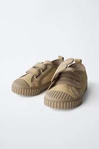 SPLIT LEATHER SNEAKERS