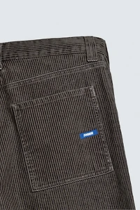 FLOCKED STRIPED RELAXED FIT PANTS