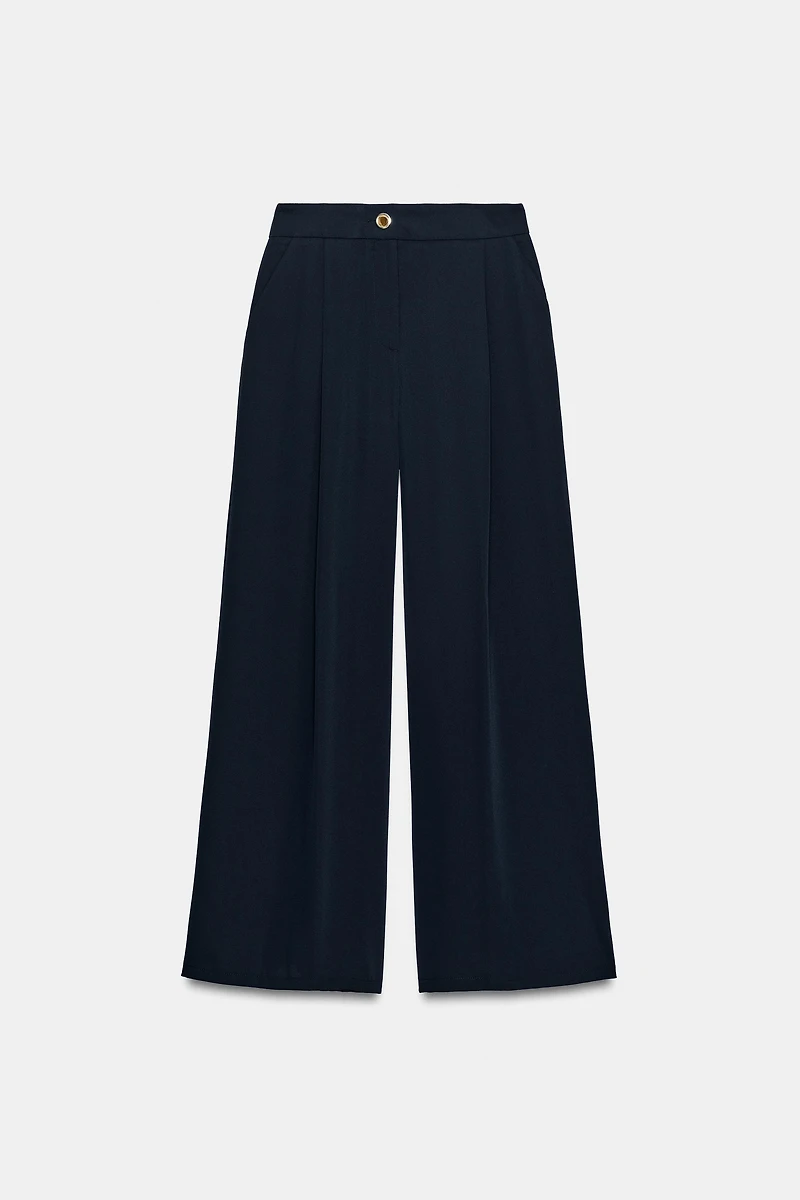 GOLD BUTTON PALAZZO PANTS