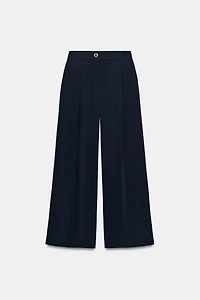 GOLD BUTTON PALAZZO PANTS