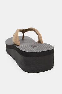 PLATFORM HEELED SANDALS
