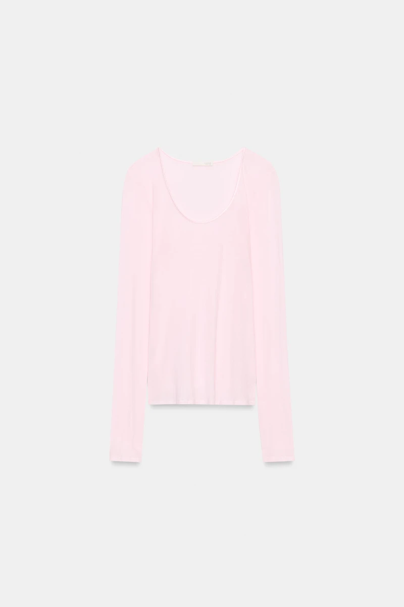 COTTON ROUND NECK T-SHIRT
