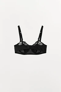 POINTELLE LACE UNDERWIRE BRA