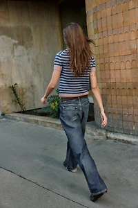 STRIPED WOOL BLEND JACKET