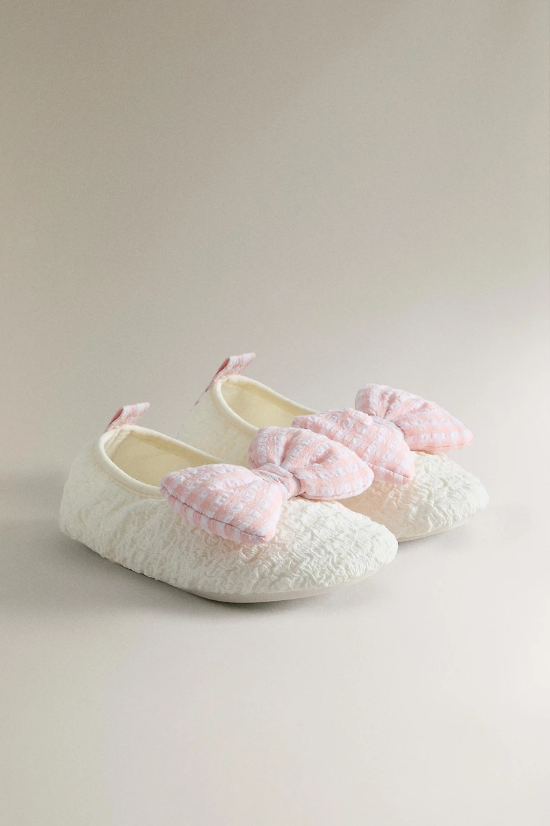 KIDS BOW BALLET FLATS