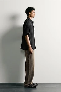 RELAXED FIT TEXTURED SHIRT