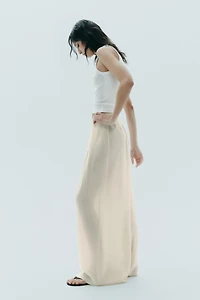 FULL LENGTH MULTI PLEAT PANTS