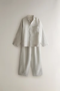 LINEN SHIRT WITH POCKET