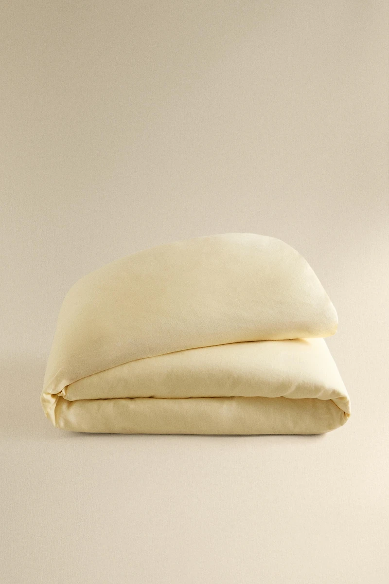 HOUSSE DE COUETTE LIN DÉLAVÉ (140 GxM²)