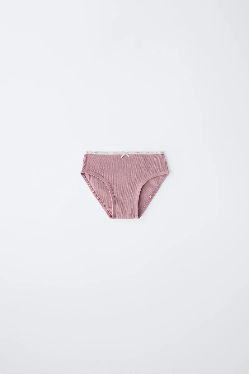 2-6 YEARS/ SIX-PACK OF FLORAL UNDERWEAR