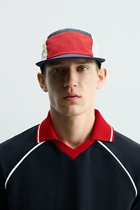 COLOR BLOCK FLAT VISOR TECHNICAL CAP