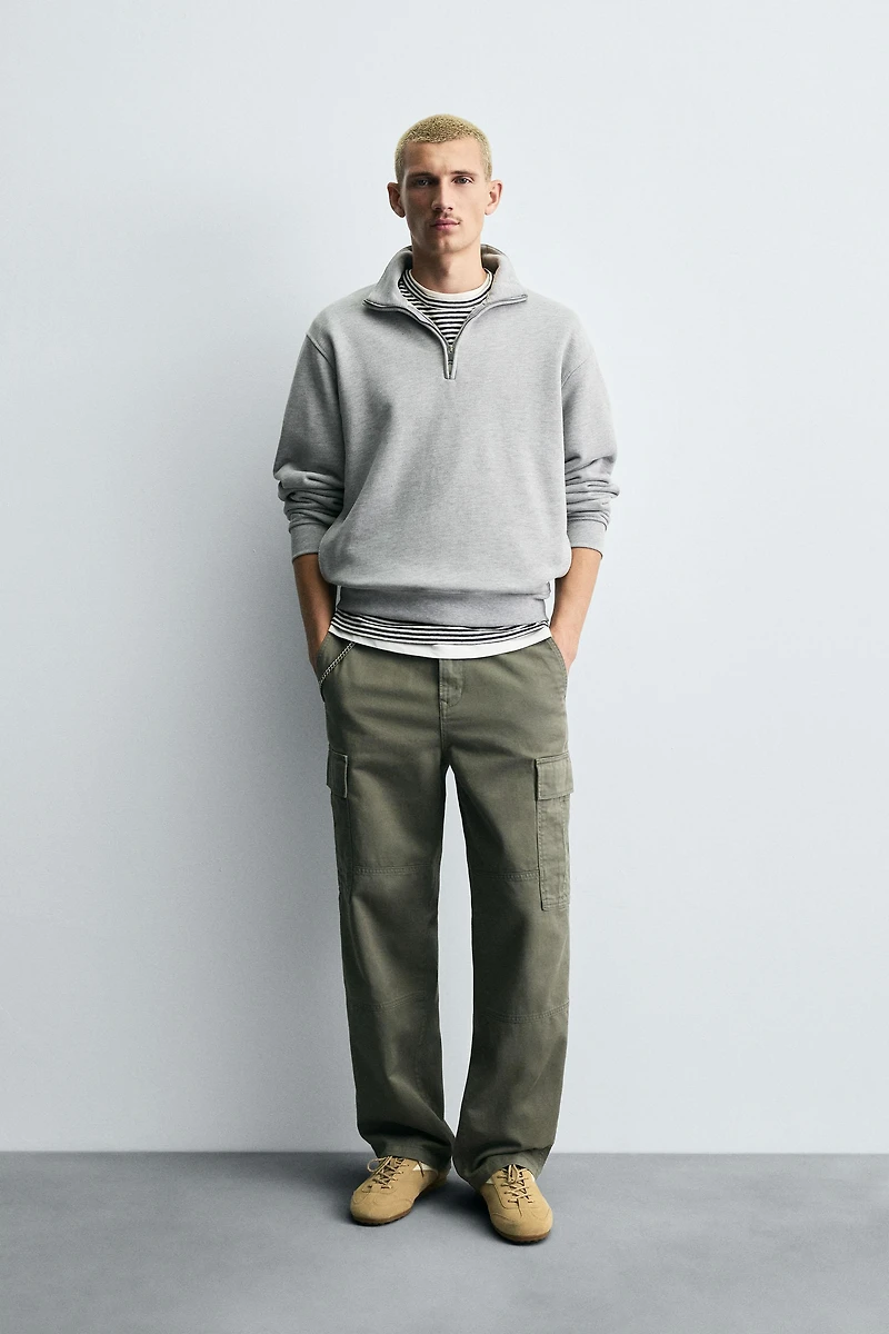 STRAIGHT FIT CARGO PANTS