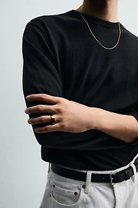 STAINLESS STEEL SIGNET RING