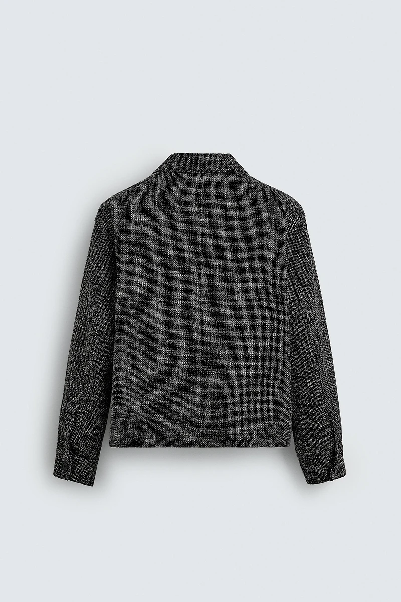 SURCHEMISE STRUCTURÉE ZIPPÉE