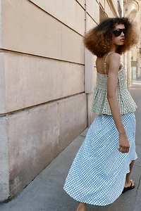 TOP STYLE LINGERIE À CARREAUX