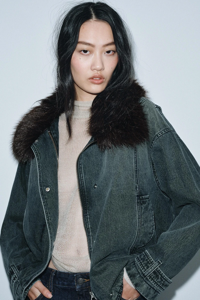 BOMBER EN JEAN ZW COLLECTION