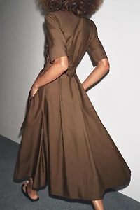 ROBE EN POPELINE ZW COLLECTION