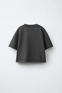 T-SHIRT JOGGING EFFET DÉLAVÉ