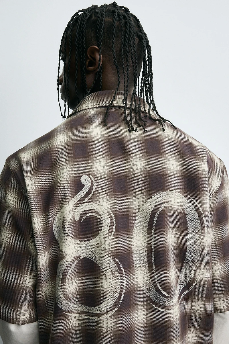 PLAID OVERSHIRT