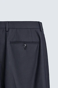 PANTALON REGULAR FIT COSTUME PIED-DE-POULE