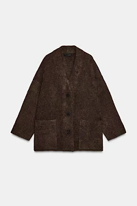 GILET EN MAILLE FIL MÉTALLISÉ