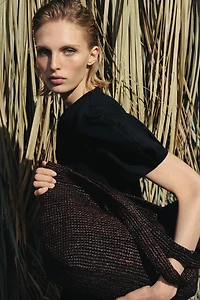 RAFFIA TOTE BAG