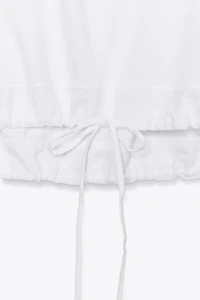 COTTON TIE T-SHIRT
