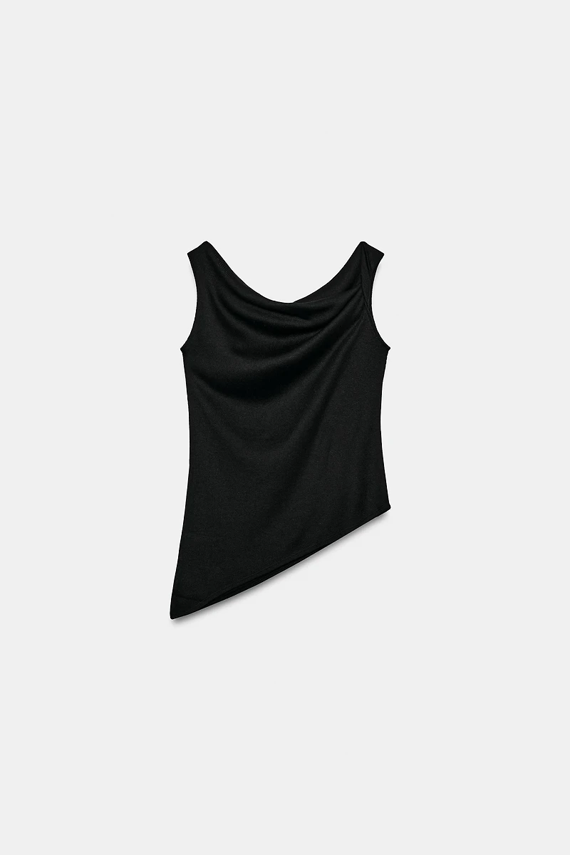 ASYMMETRIC RUSTIC TOP