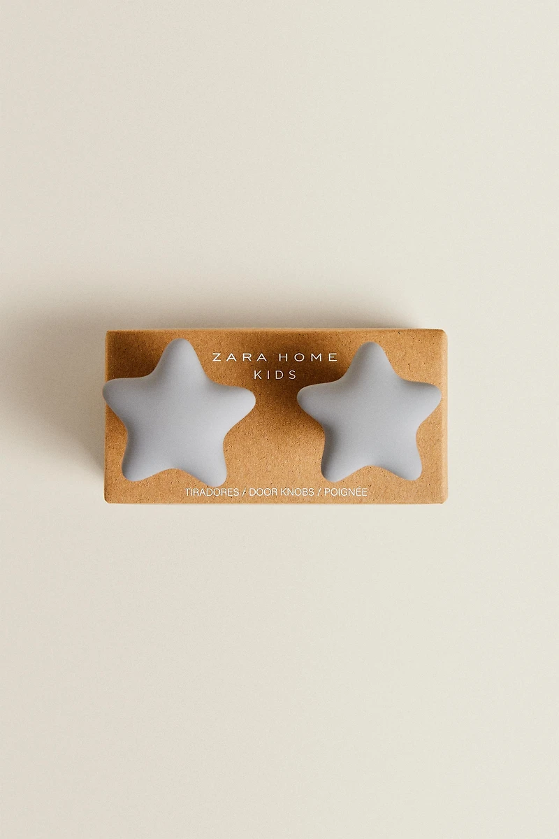 LOT BOUTONS MEUBLE ENFANTS ÉTOILE (LOT DE 2)