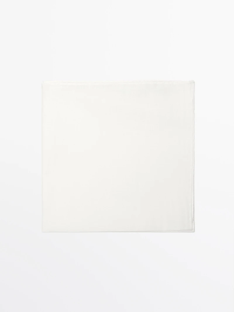 Plain 100% cotton scarf