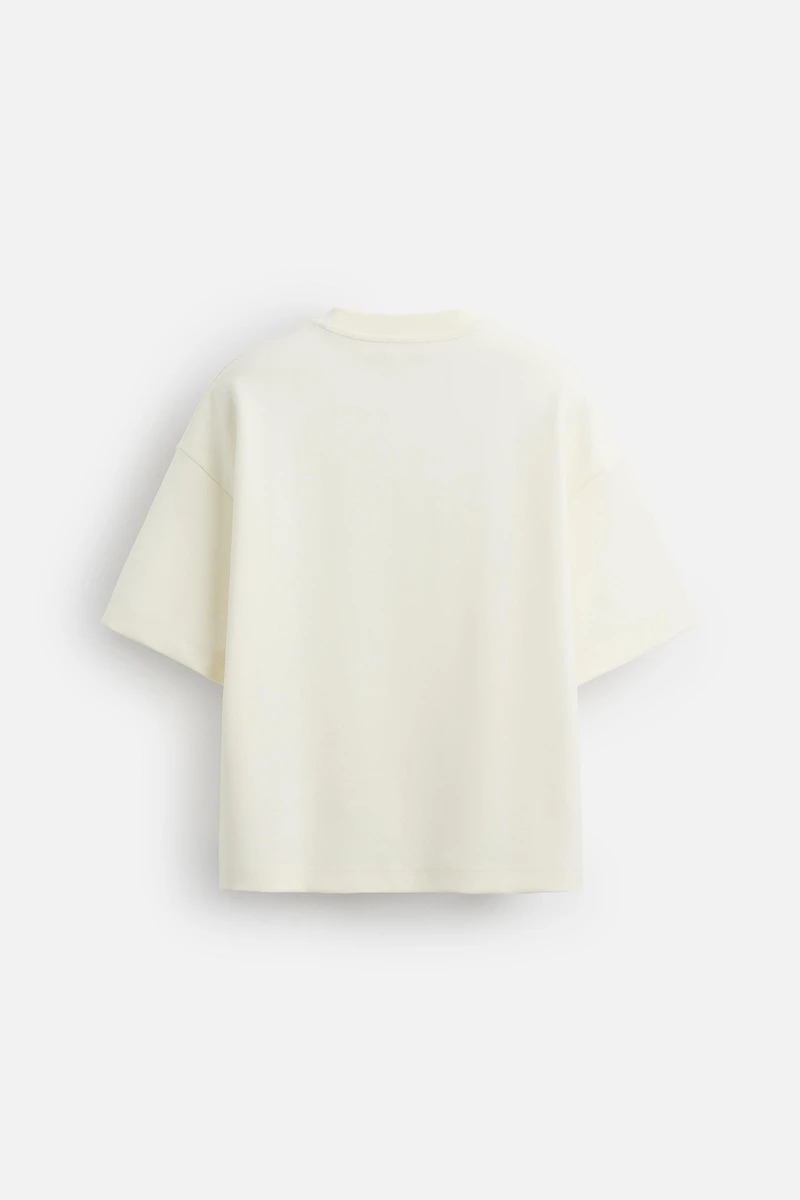 ENGRAVED TEXT T-SHIRT