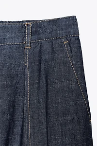 WIDE LEG LINEN PANTS