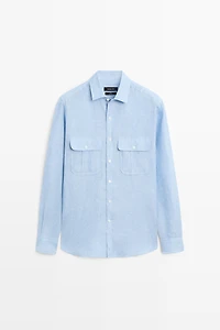 100% Linen Regular Fit Shirt
