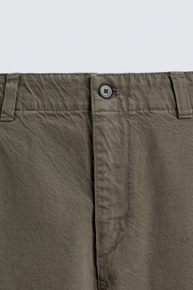 WASHED RELAXED FIT PANTS