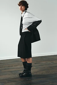 POPLIN SHIRT WITH TIE