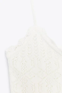 EYELET STRAPPY TOP