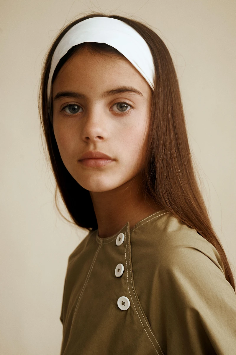 POPLIN BELTED DRESS CREATED BY CARAMEL LONDON X ZARA