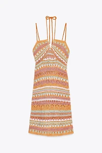 KNIT MINI DRESS