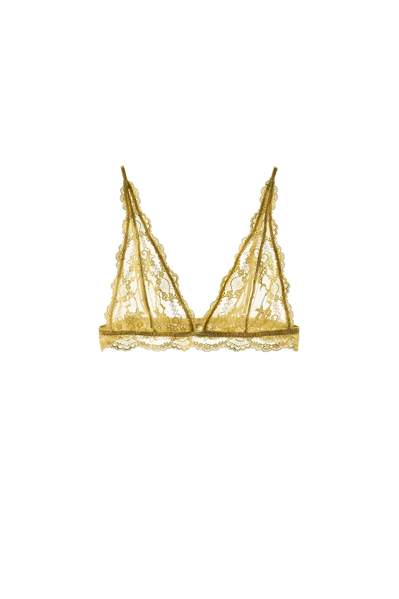 LACE TRIANGLE BRA