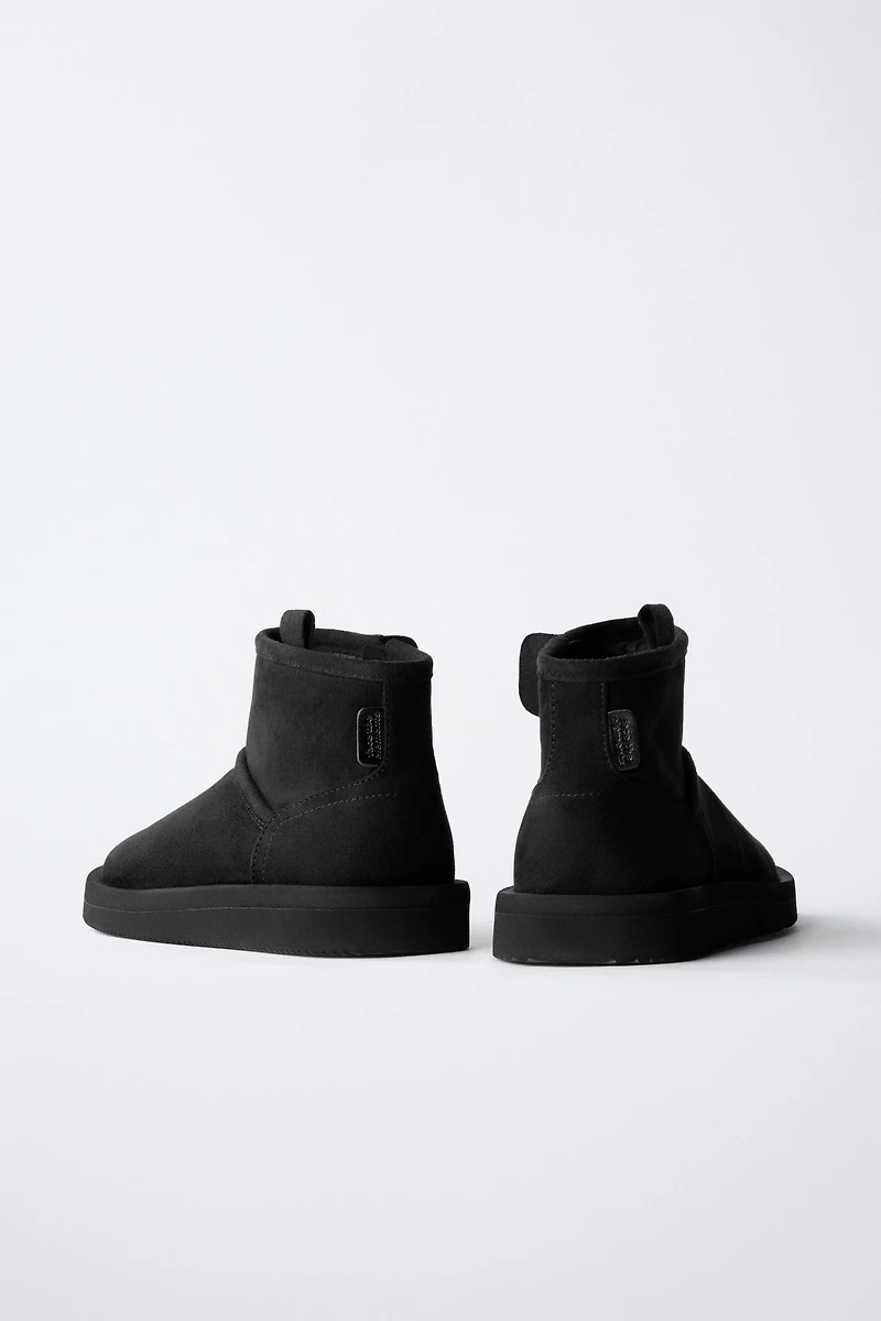 FAUX FUR ANKLE BOOTS