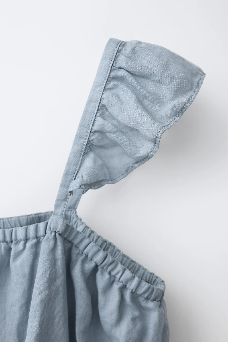 TOP CROPPED 100% RAMIE