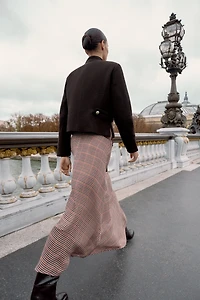 WOOL HIGH COLLAR JACKET