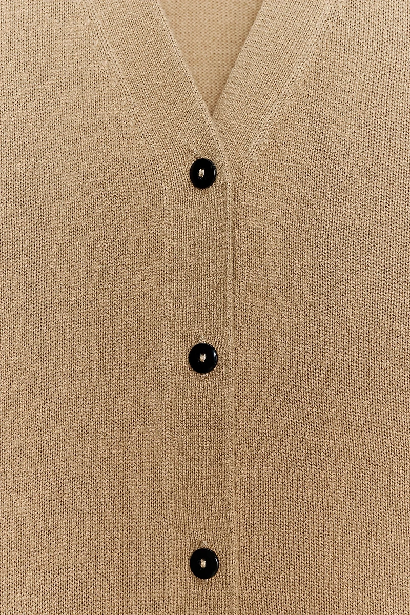 PLAIN KNIT VEST TOP