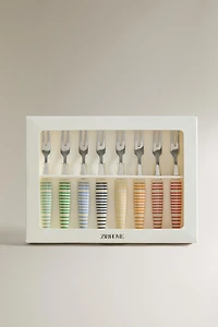STRIPED APPETIZER PICKS (PACK OF 8)